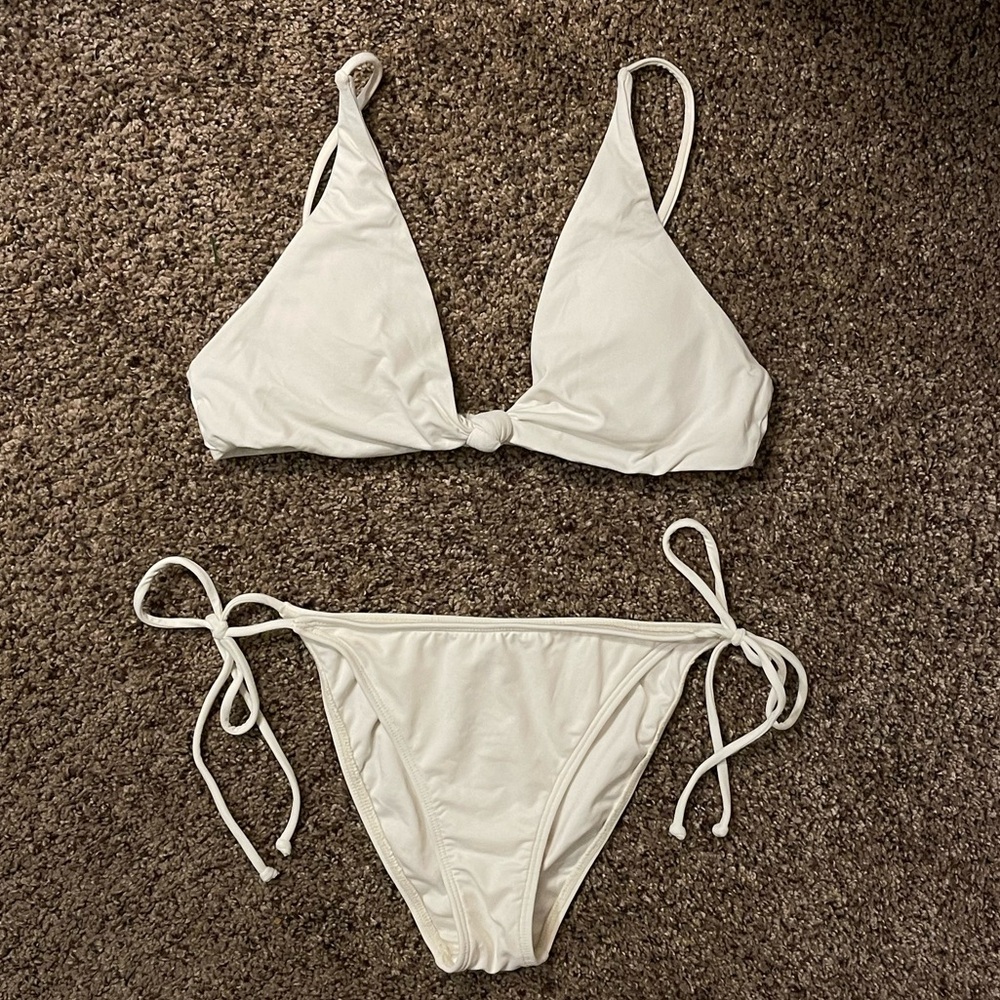 O’neill White Bikini Set Size Small